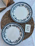 E. Duo d'assiettes plates Choisy le Roi modèle Lyonnais