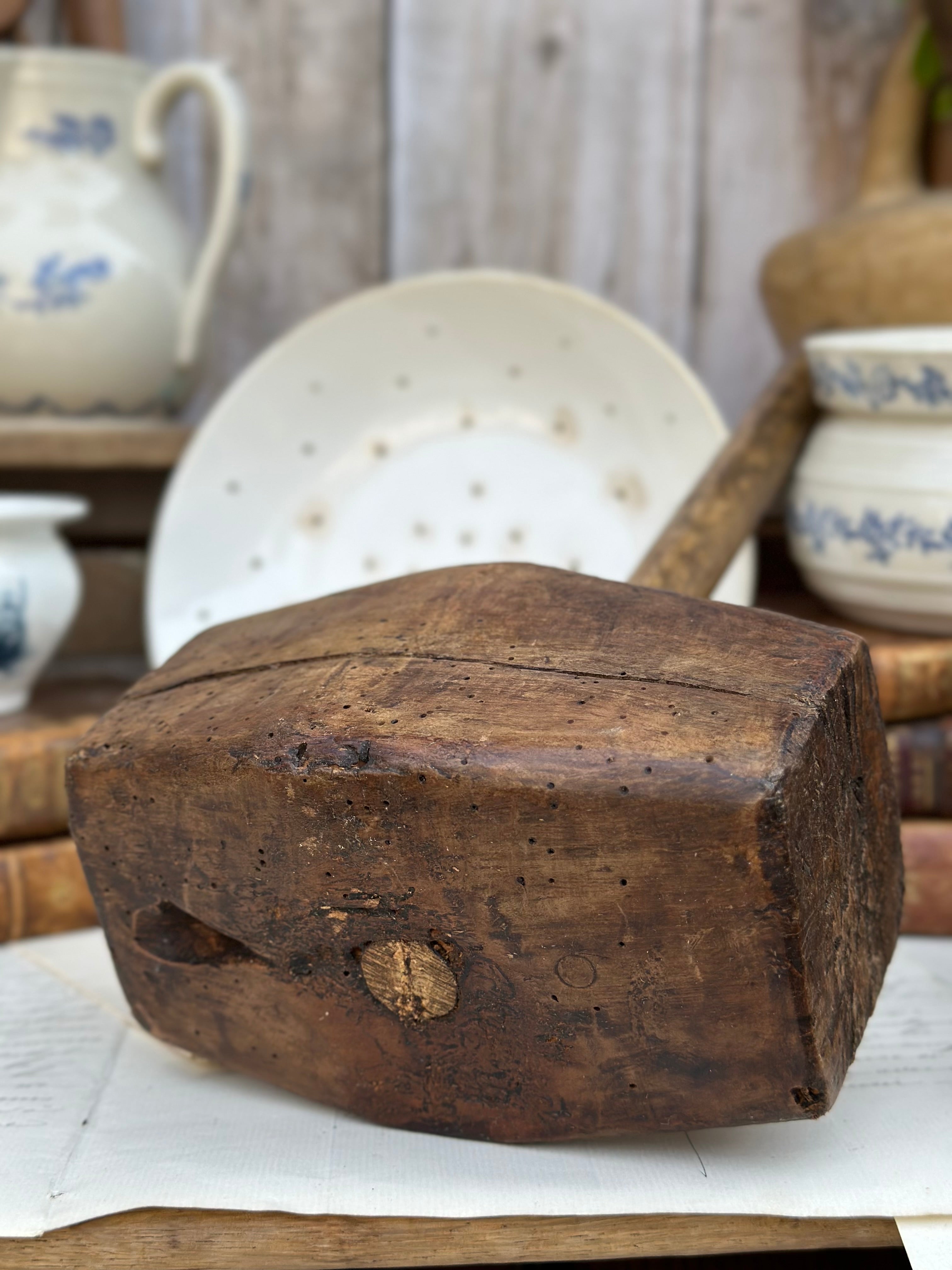 Grand maillet ancien