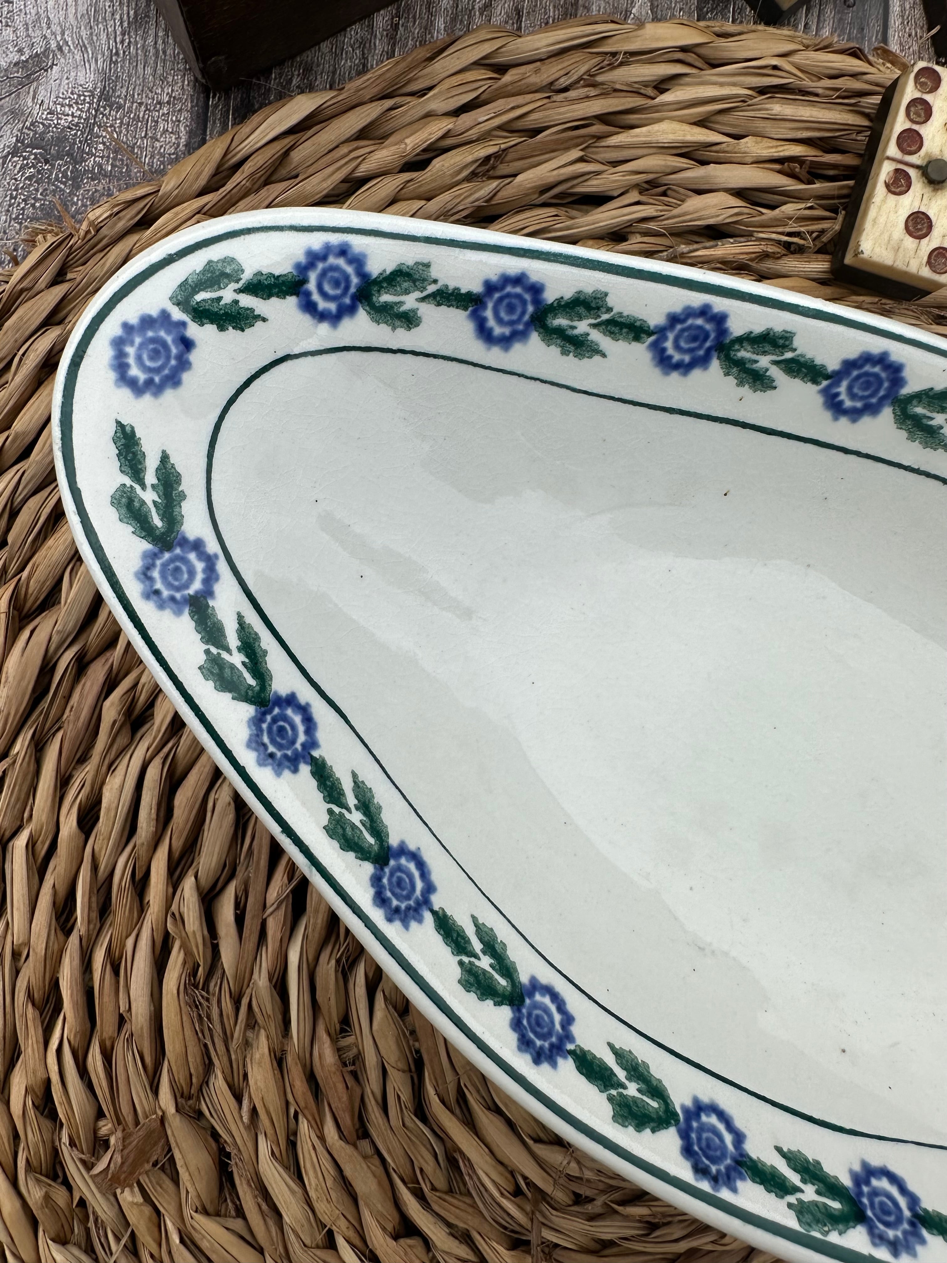 St. Amand ironstone relish dish