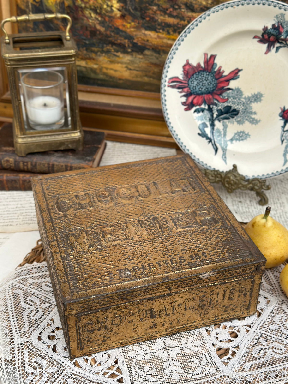 Boîte en métal Chocolat Menier