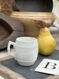 B. Pot à moutarde / tasse Sarreguemines
