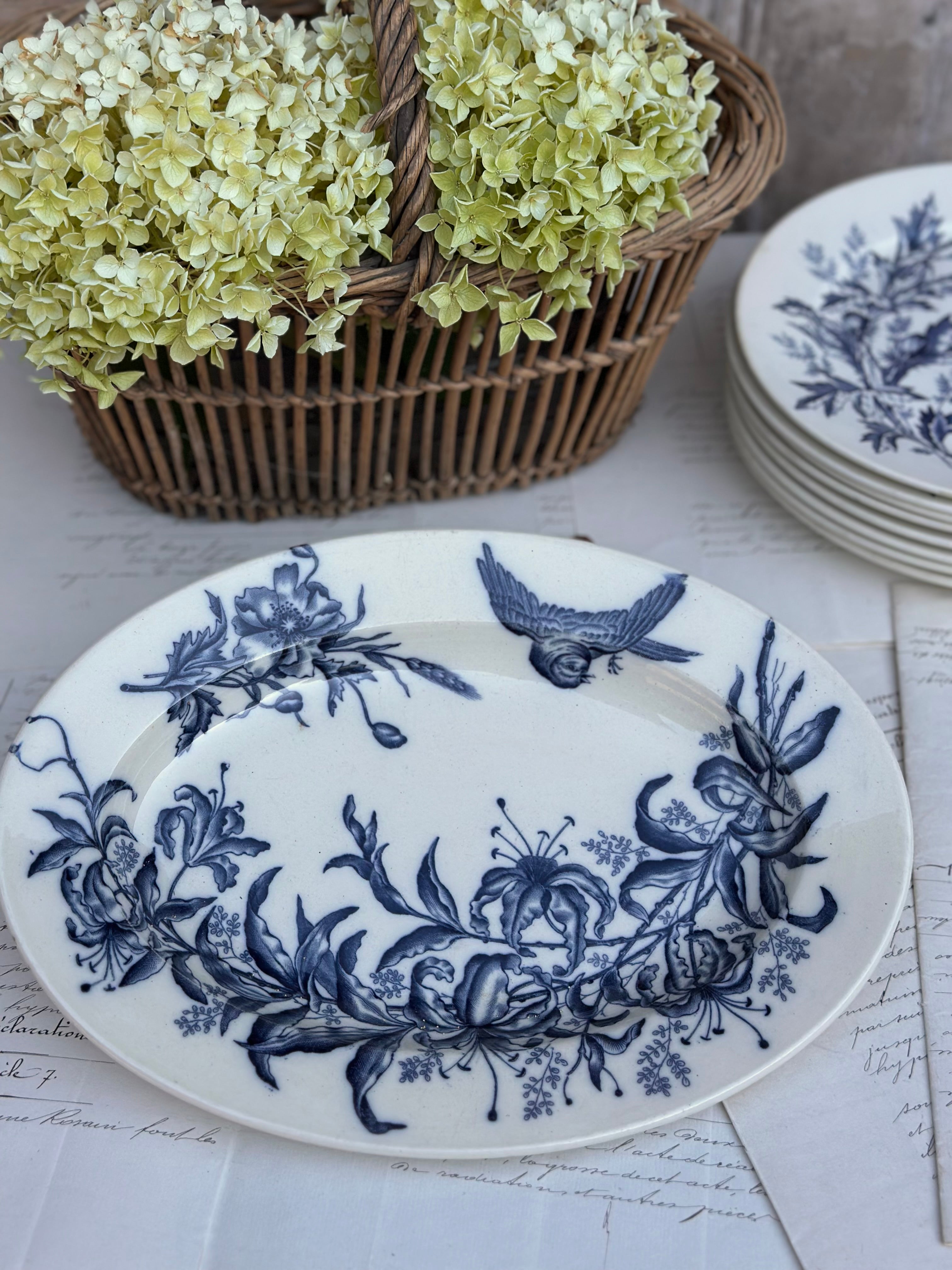 BFK Flora oval dish