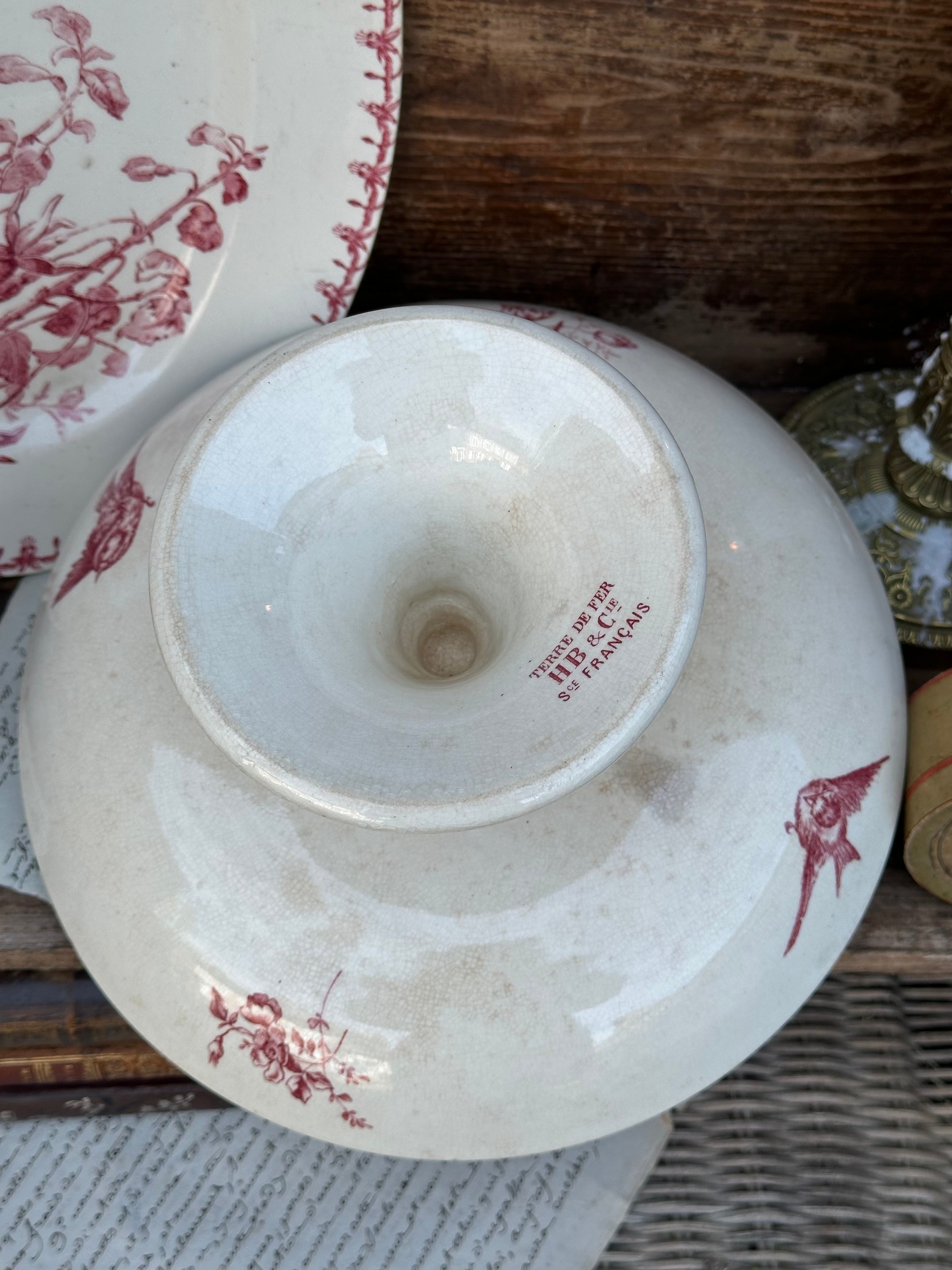 Large Choisy le Roi French Service Compote Bowl