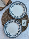 A. Duo d'assiettes plates Choisy le Roi modèle Lyonnais