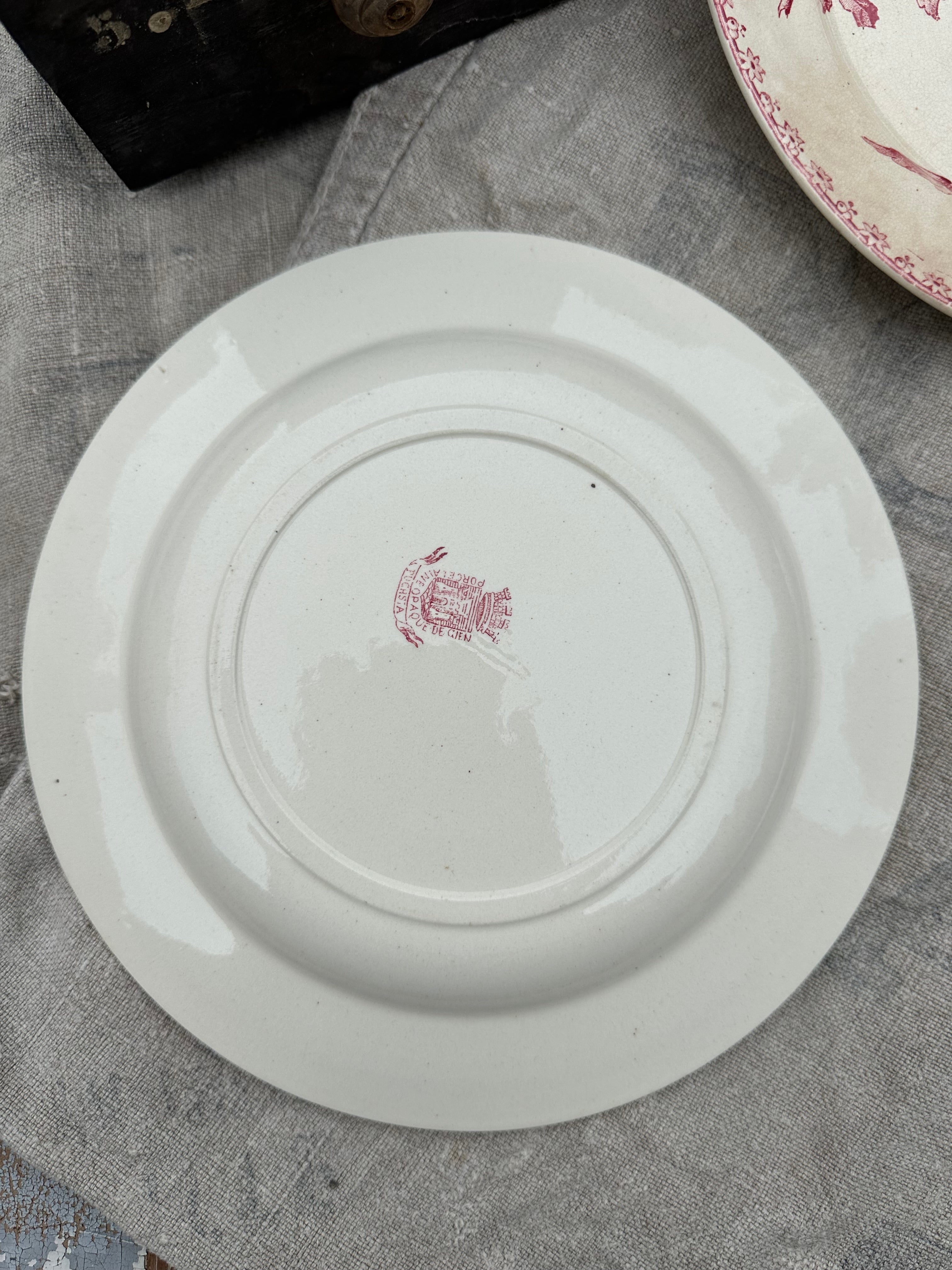 I. Set of 6 mismatched dinner plates