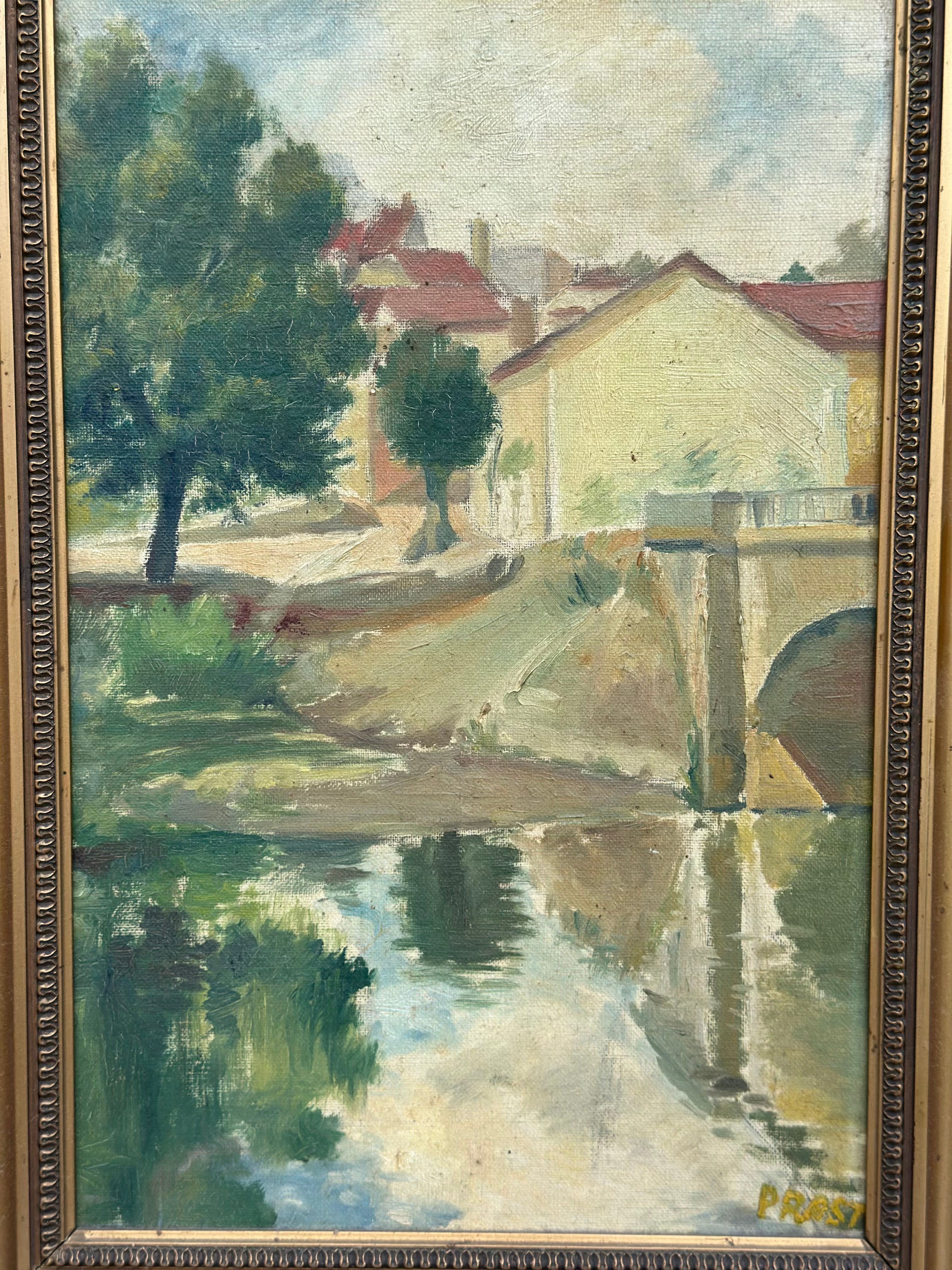 Sublime l'huile sur panneau entoilé, encadré, signé
