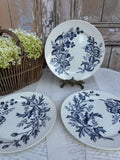 II. Trio d'assiettes BFK modèle Flora