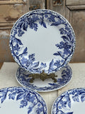 I. Suite de 4 assiettes plates Creil et Montereau modèle El Kantara