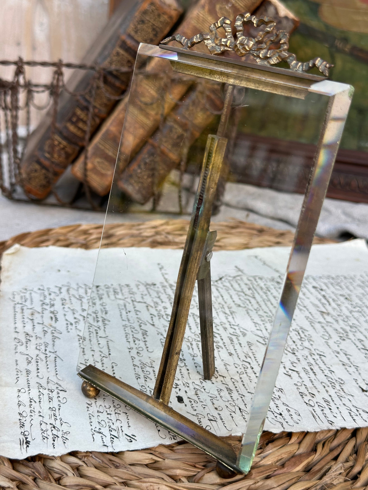 Cadre photos à verre biseauté XIXème