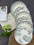 II. Set of 6 mismatched ironstone plates
