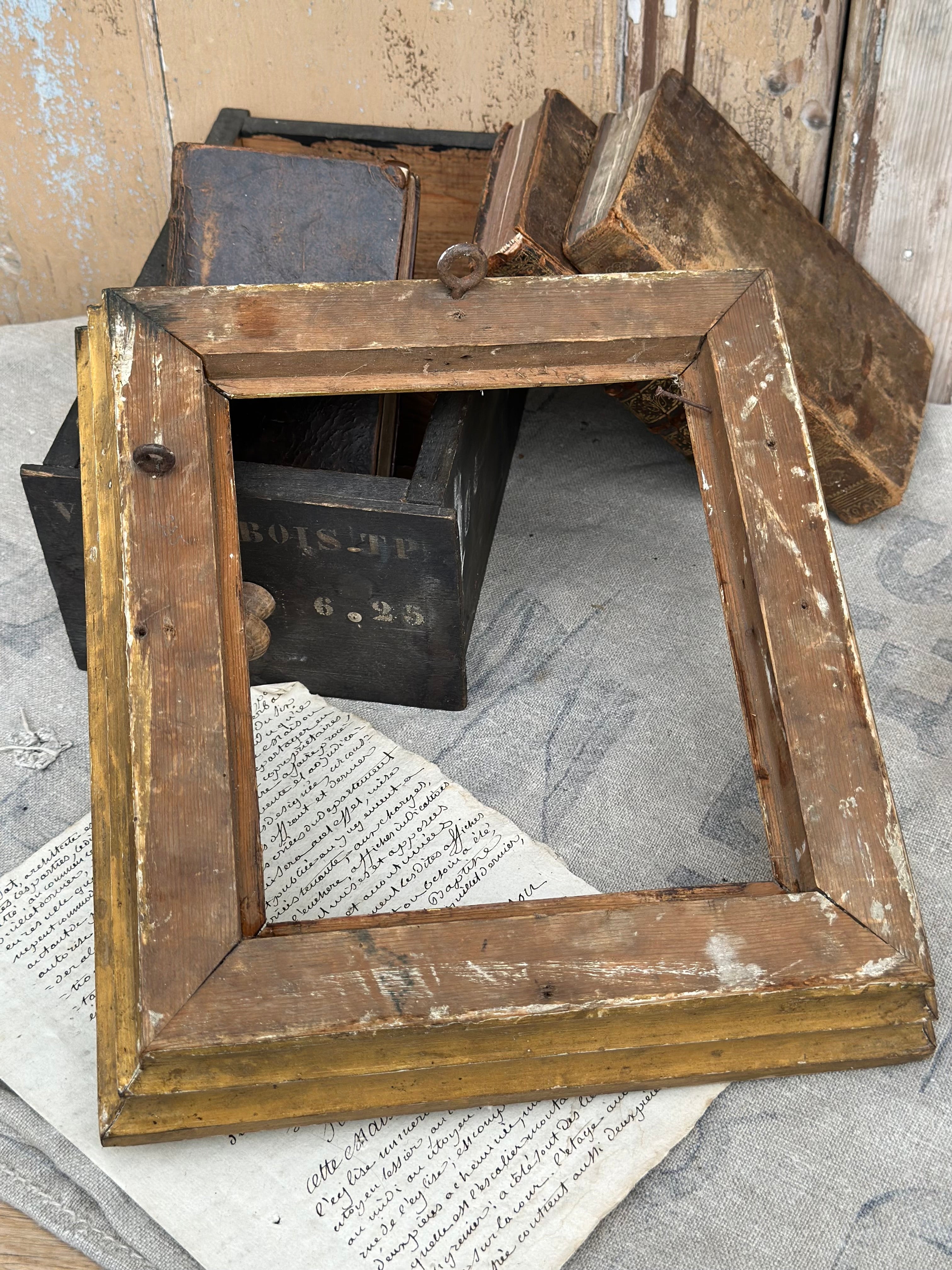 Antique gold frame