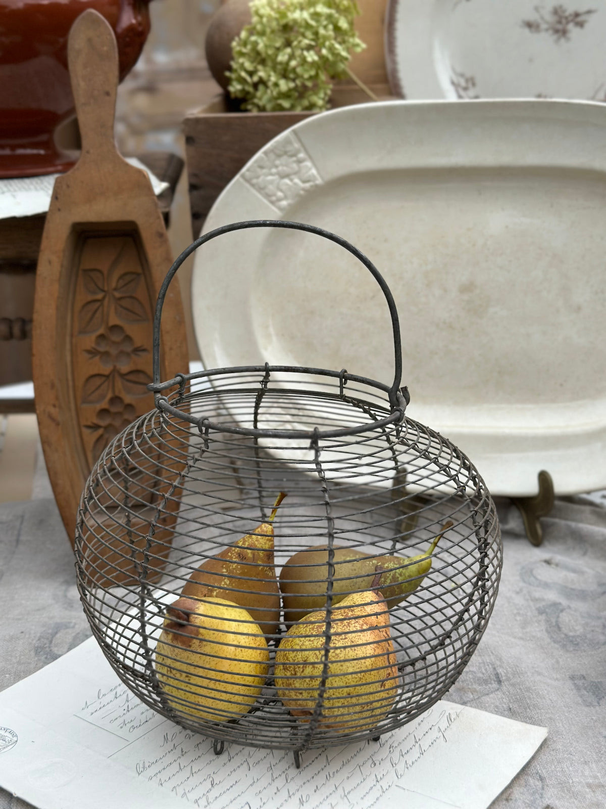 Panier en fil de fer