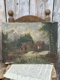 Oil on canvas, signed - 19th Century
