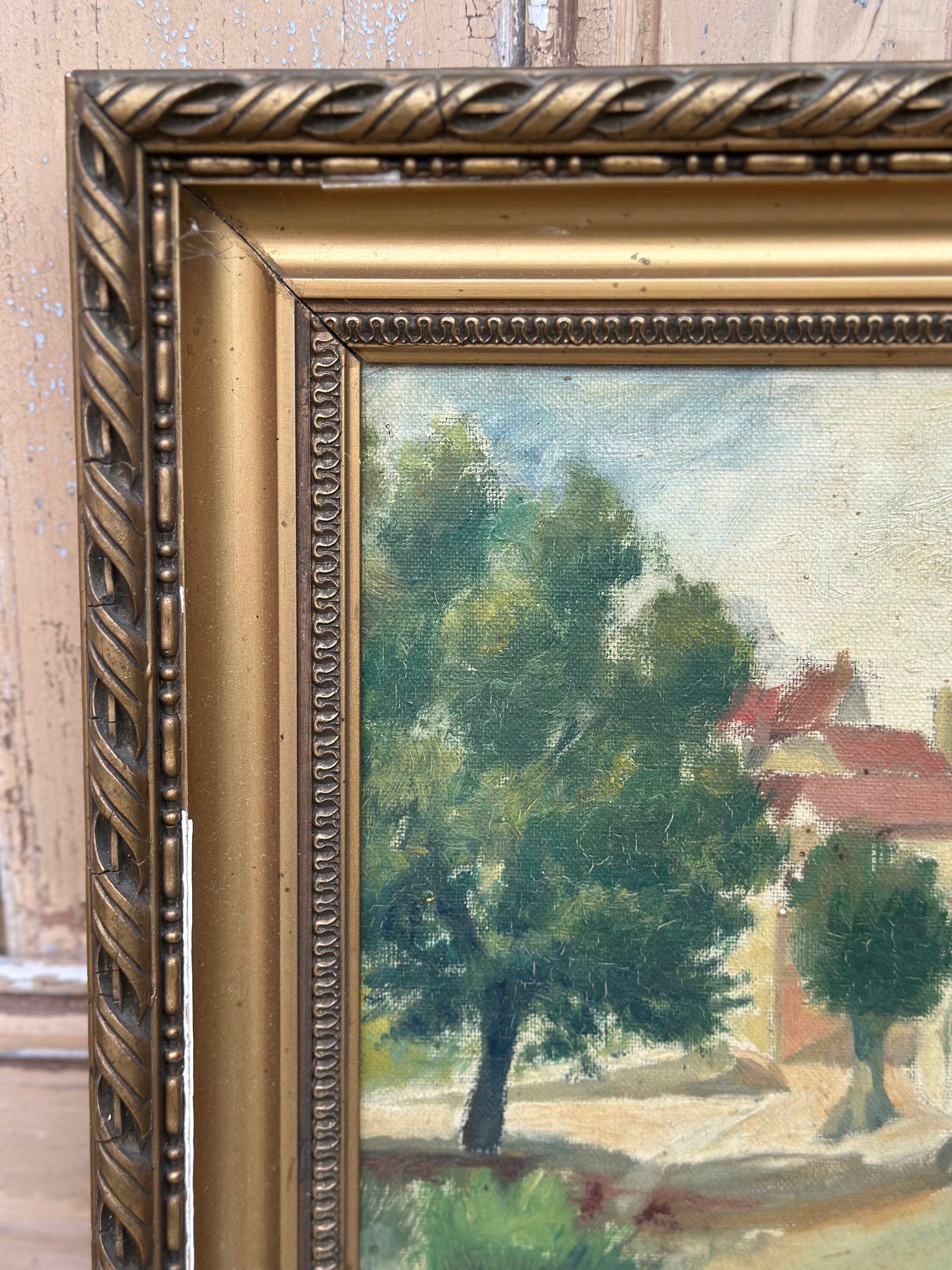 Sublime l'huile sur panneau entoilé, encadré, signé