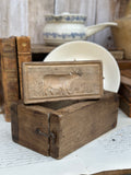Antique two-part butter mold