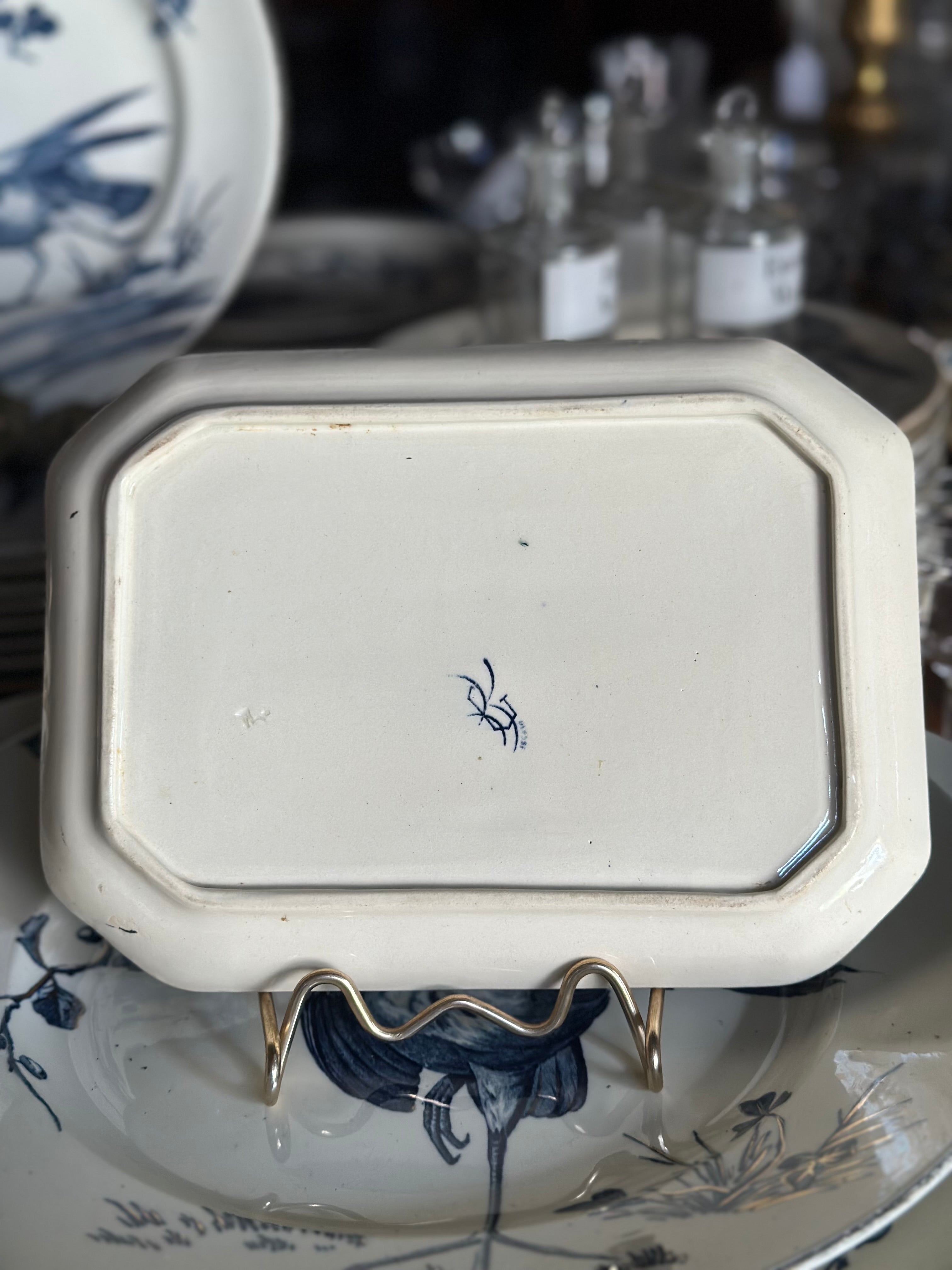 Reserved - small Lunéville Birds tray