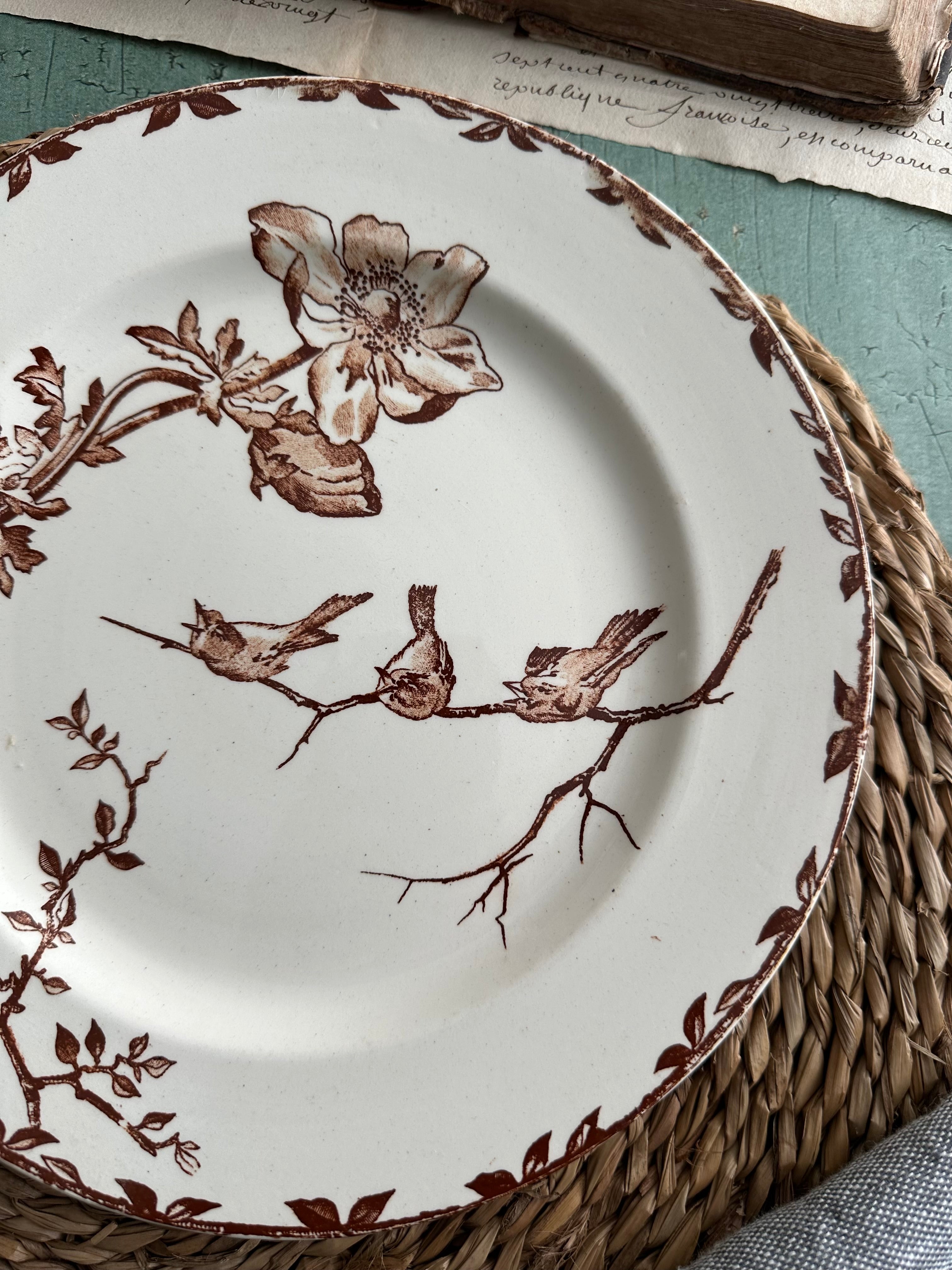 Dinner plate, Choisy le Roi, Oxford pattern