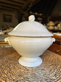 Soupière blanche Sarreguemines