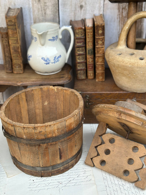 Antique butter churn