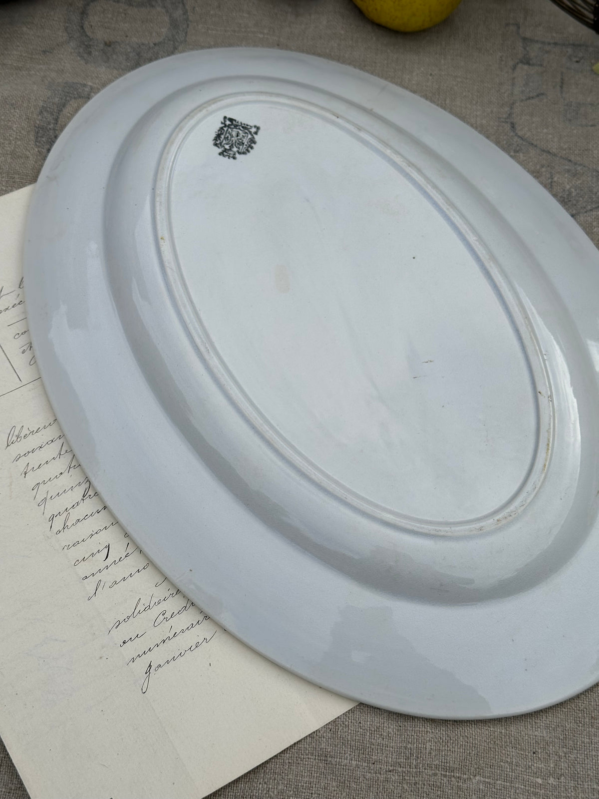B. Oval platter Badonviller