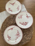 3 Assiettes à dessert Sarreguemines Favori