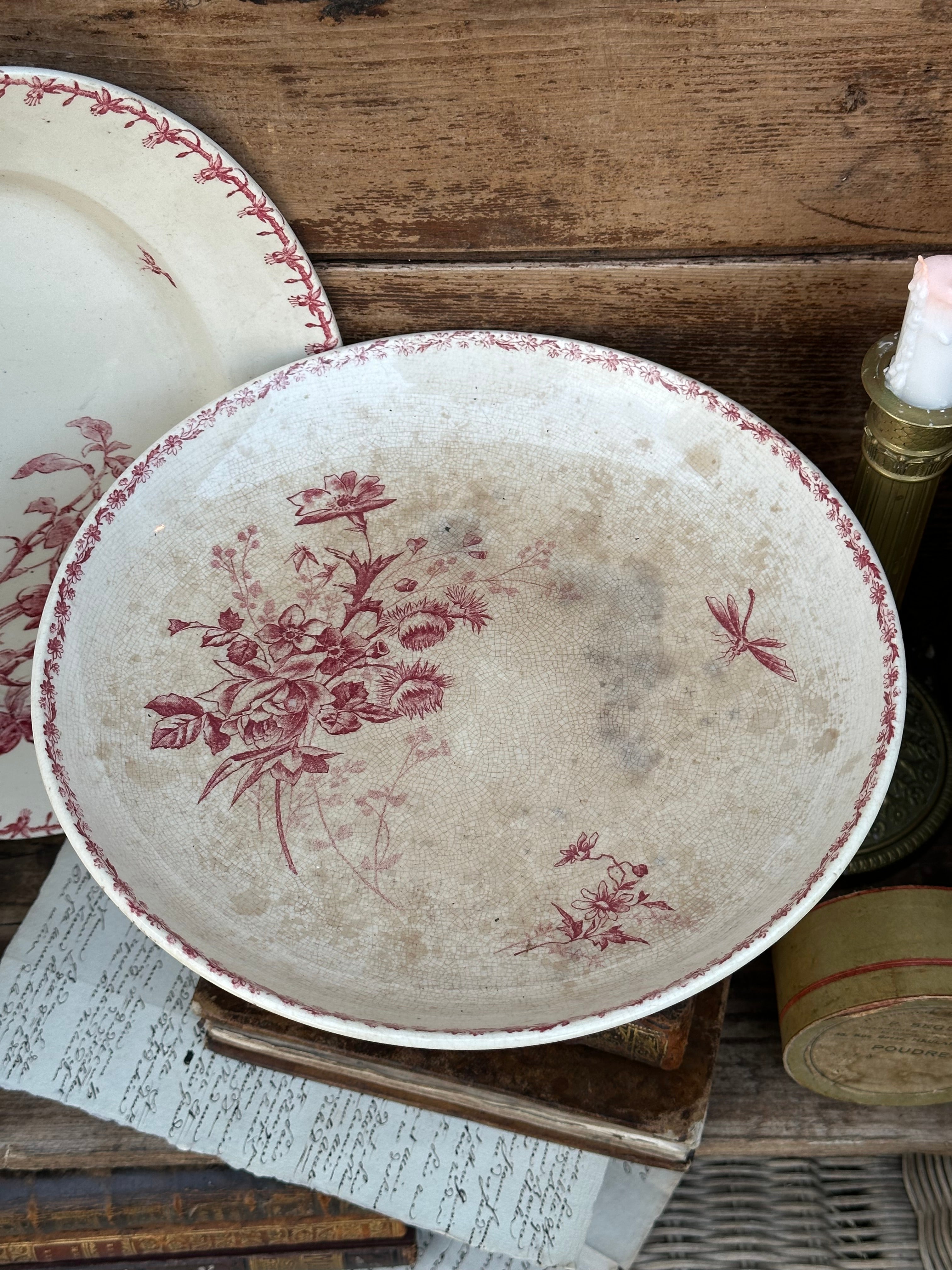 Large Choisy le Roi French Service Compote Bowl