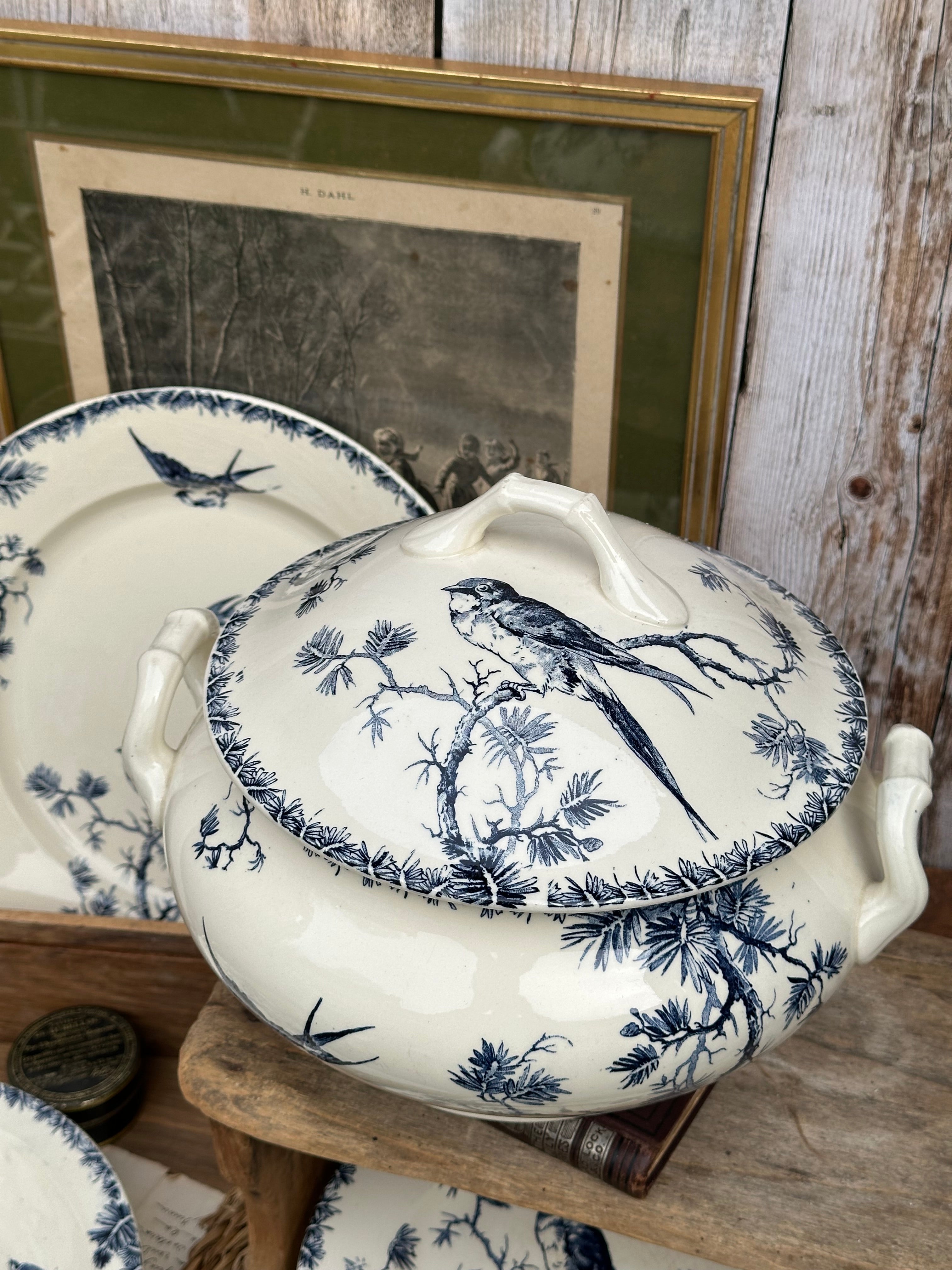 Grande soupière Gien modèle Provençal