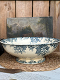 I. Large St. Amand Hamage Marie-Louise pattern salad bowl