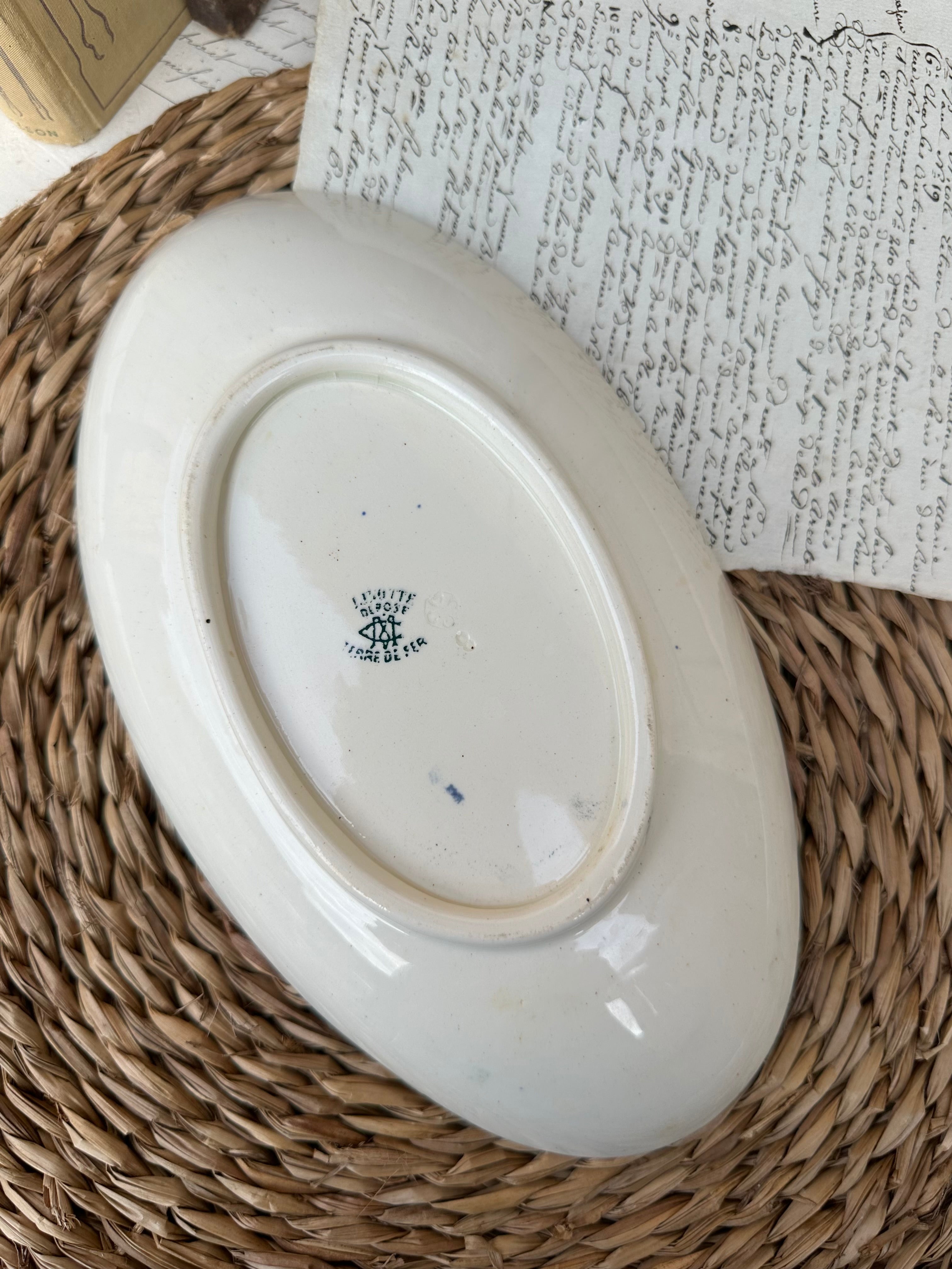 I. Ravier Creil and Montereau Linotte pattern