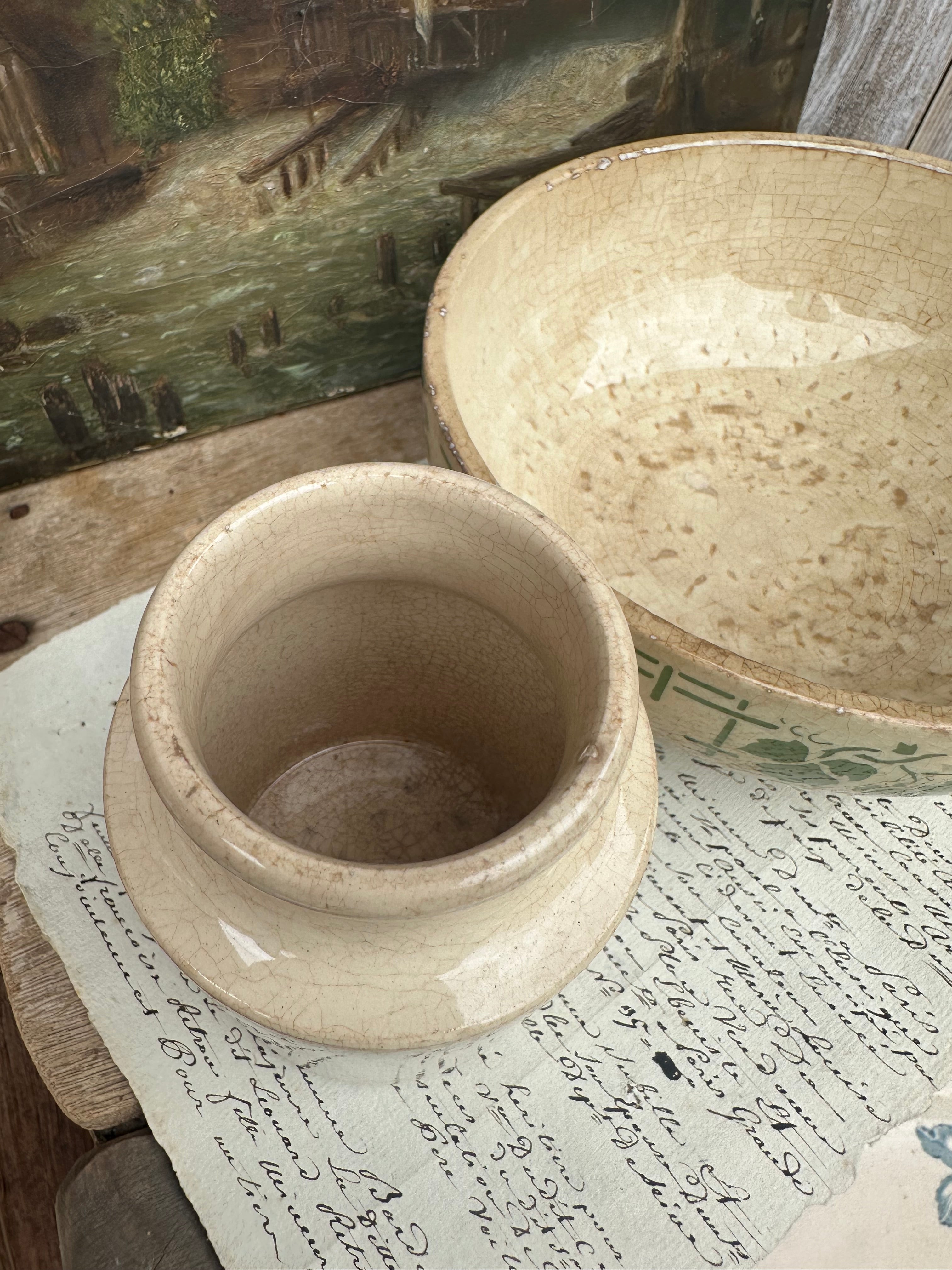 Small weathered pot