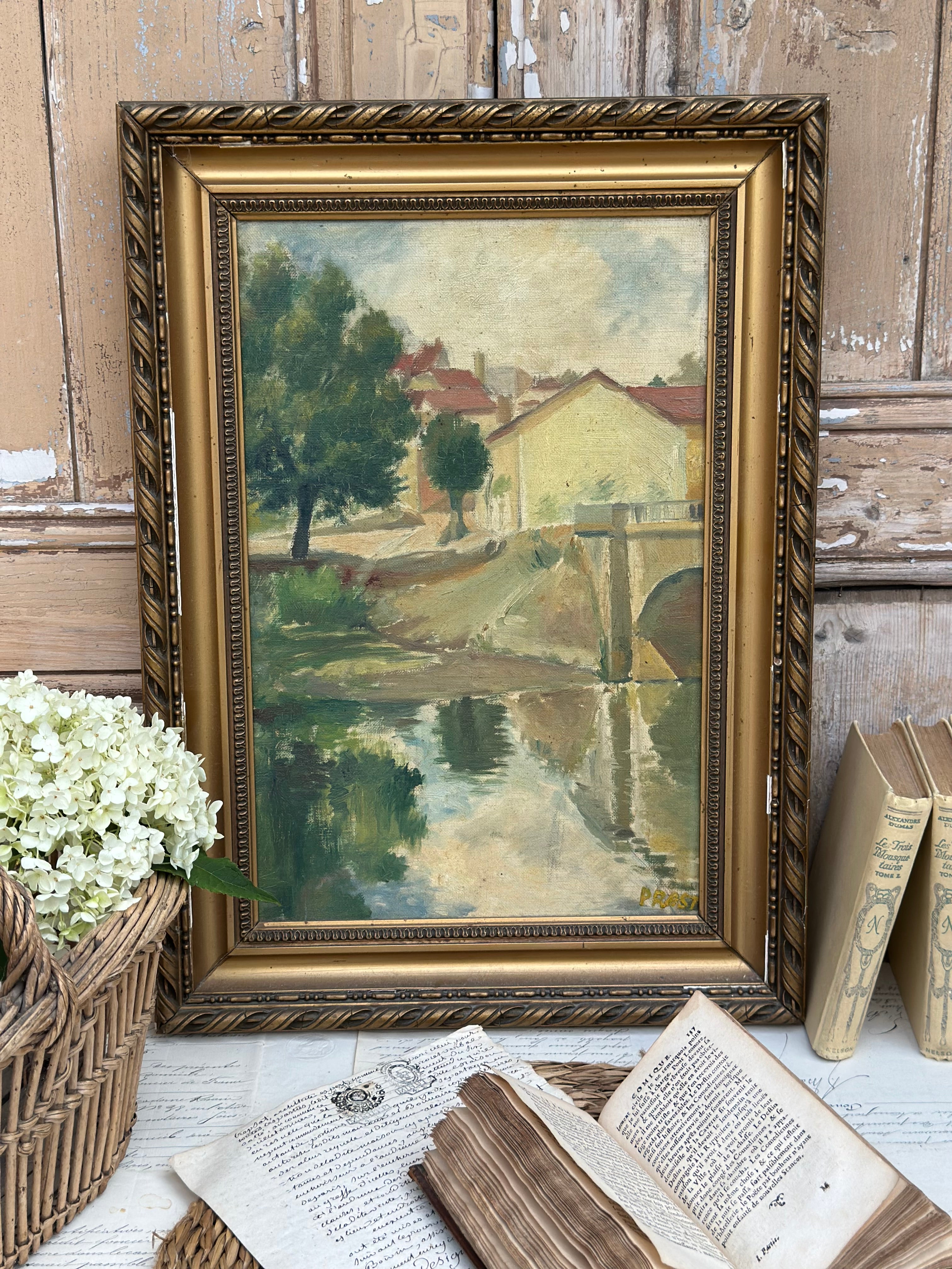 Sublime l'huile sur panneau entoilé, encadré, signé