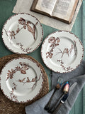 Set of 3 Choisy le Roi Oxford dinner plates