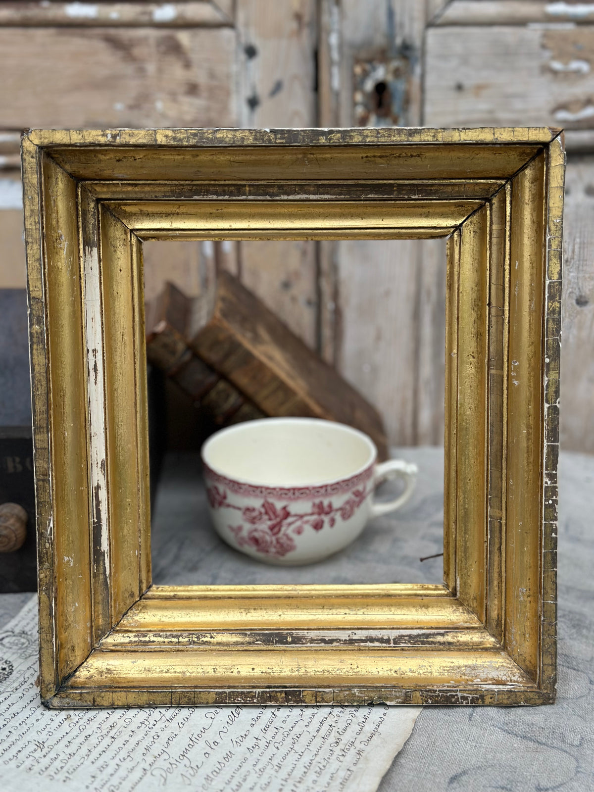 Antique gold frame