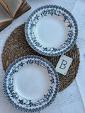 B. Duo d'assiettes creuses Choisy le Roi modèle Lyonnais