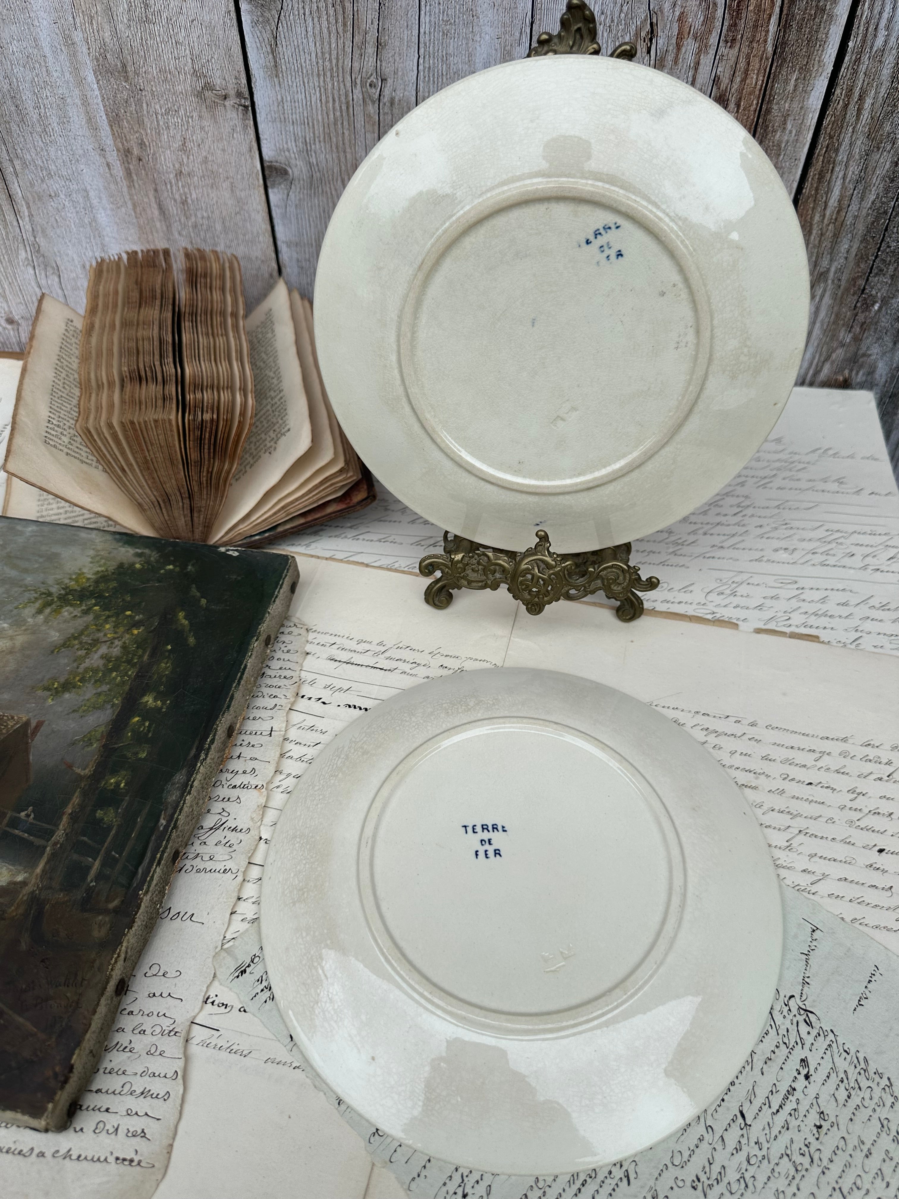 I. Two BFK Flora plates