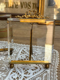 Deux cadres verre biseauté
