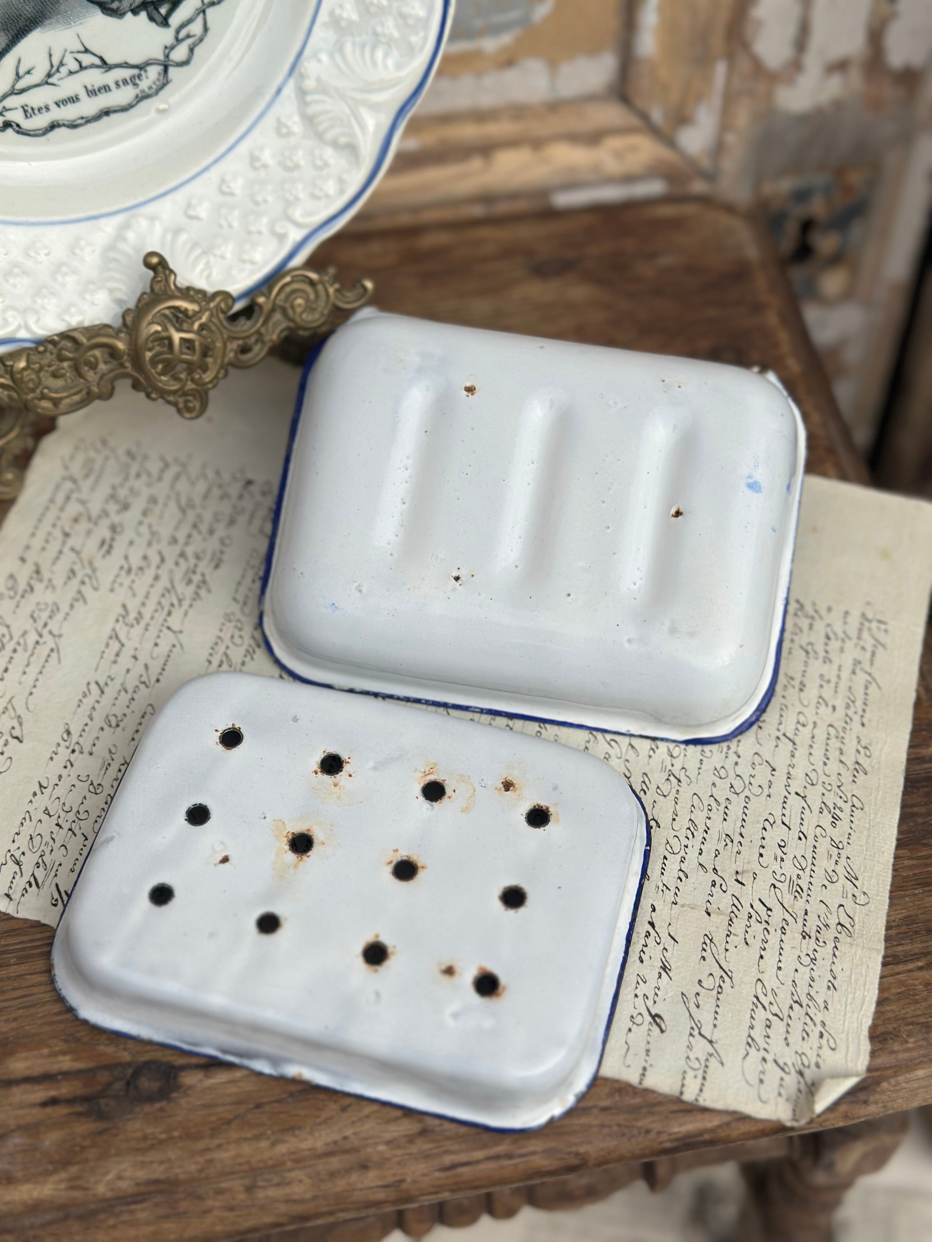 Porte savon 3 pièces en métal