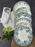I. Set of 6 mismatched ironstone plates