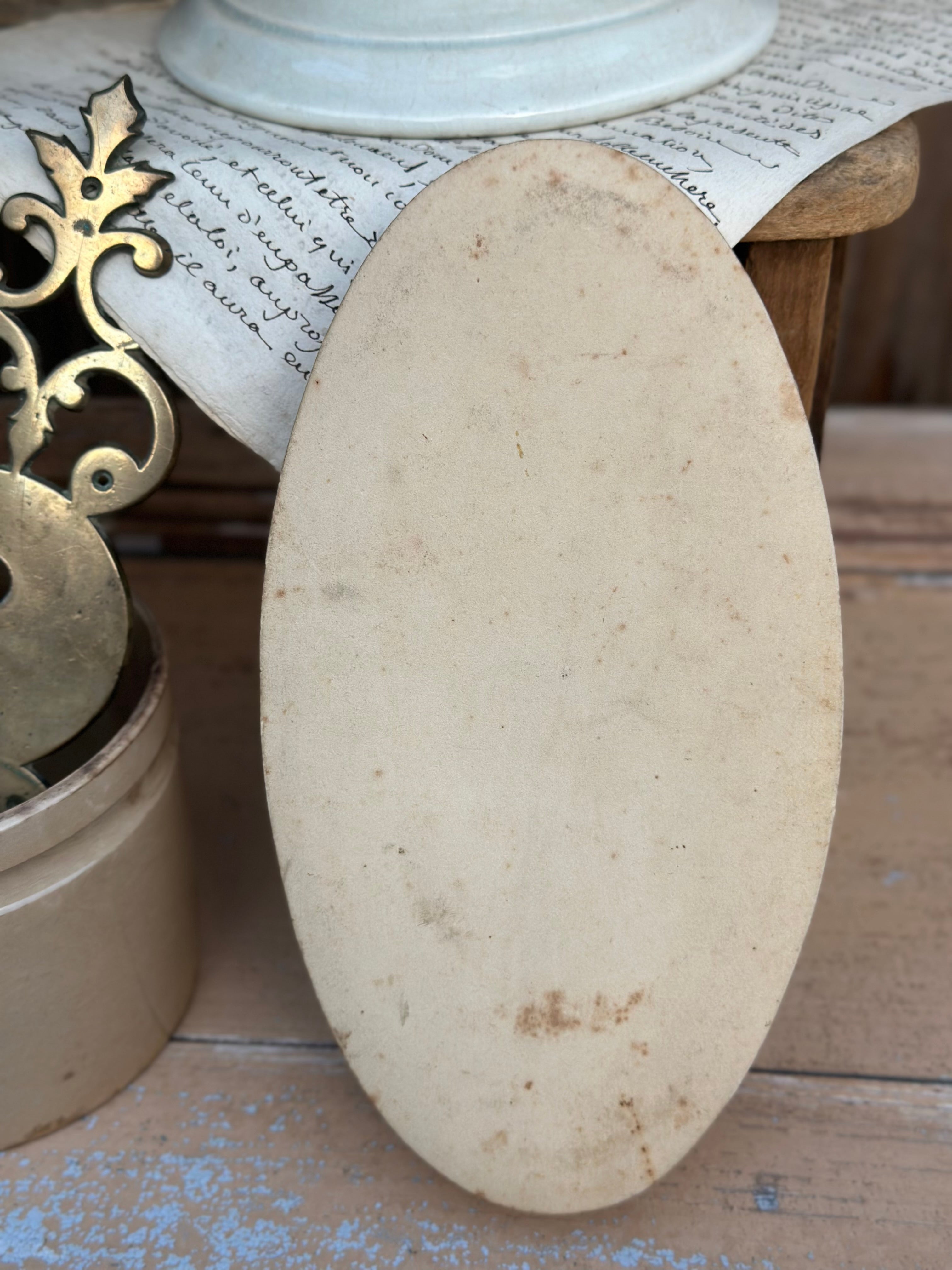 Old cardboard dragée box - June 5, 1927 - Huguette