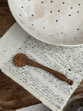 Petite molette à pâte ancienne, roulette à pâtisserie en bois