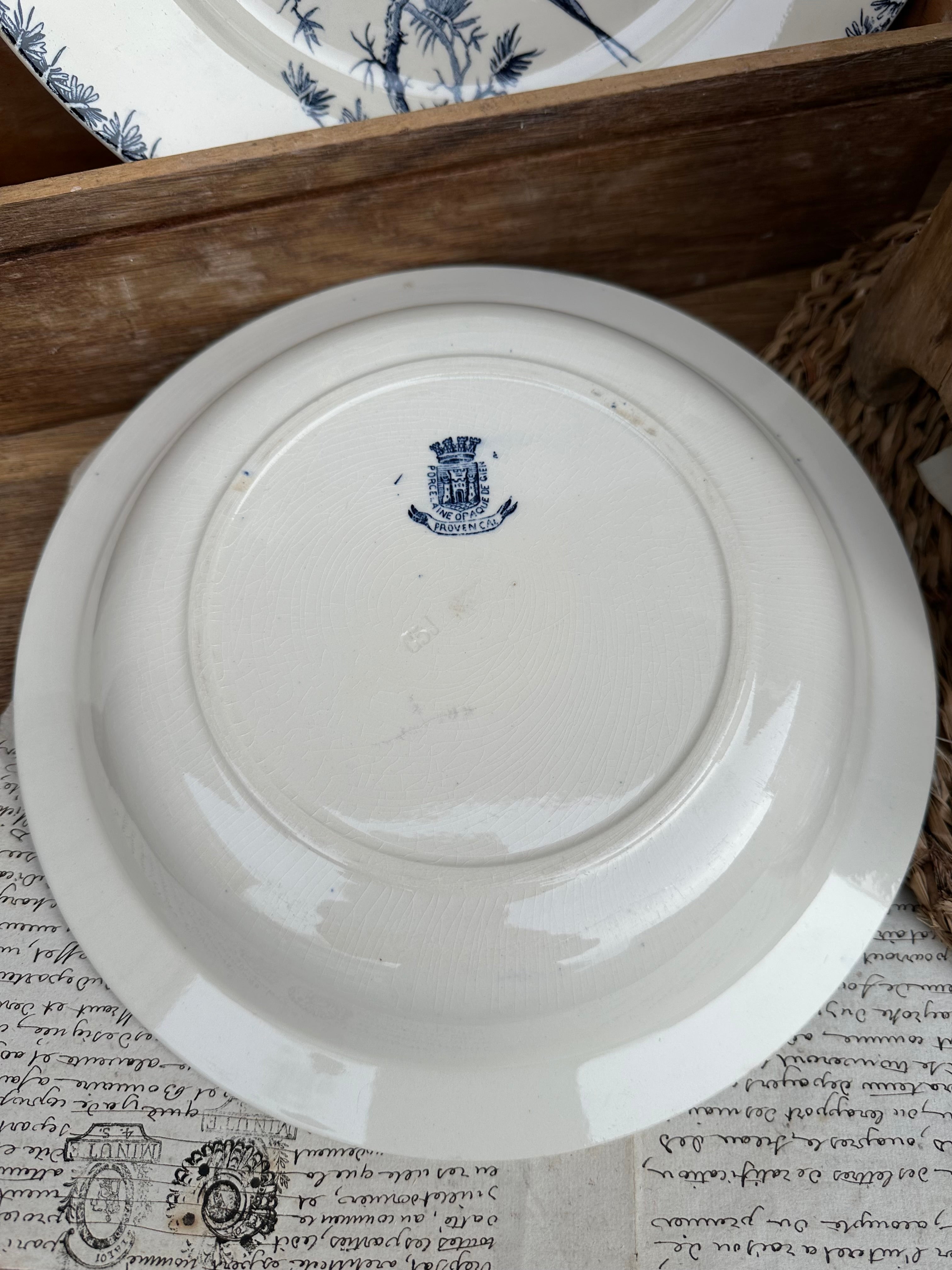 Plat creux Gien modèle Provençal