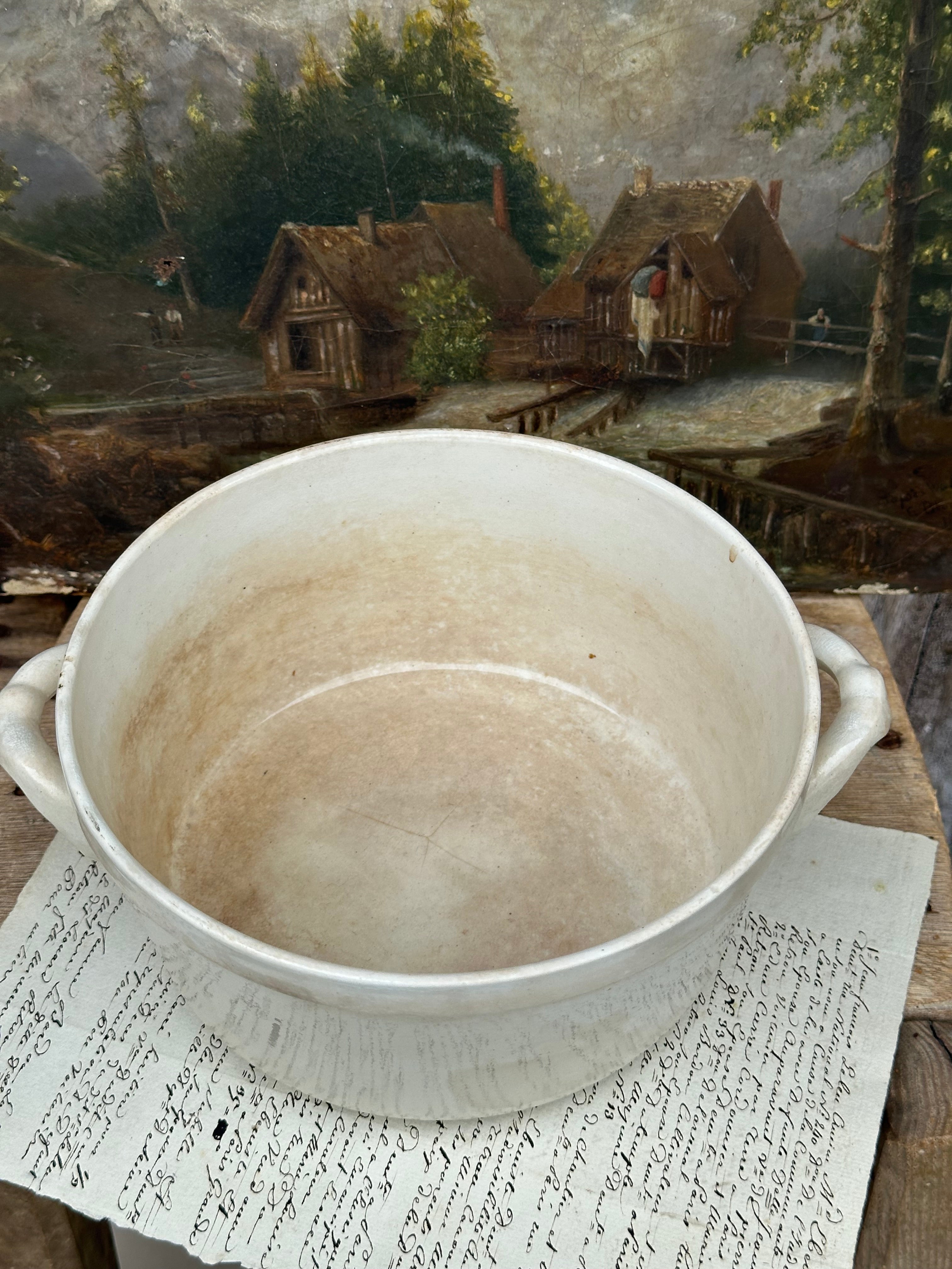 Small ironstone dish E. F. Bordeaux (Edouard Fenal)