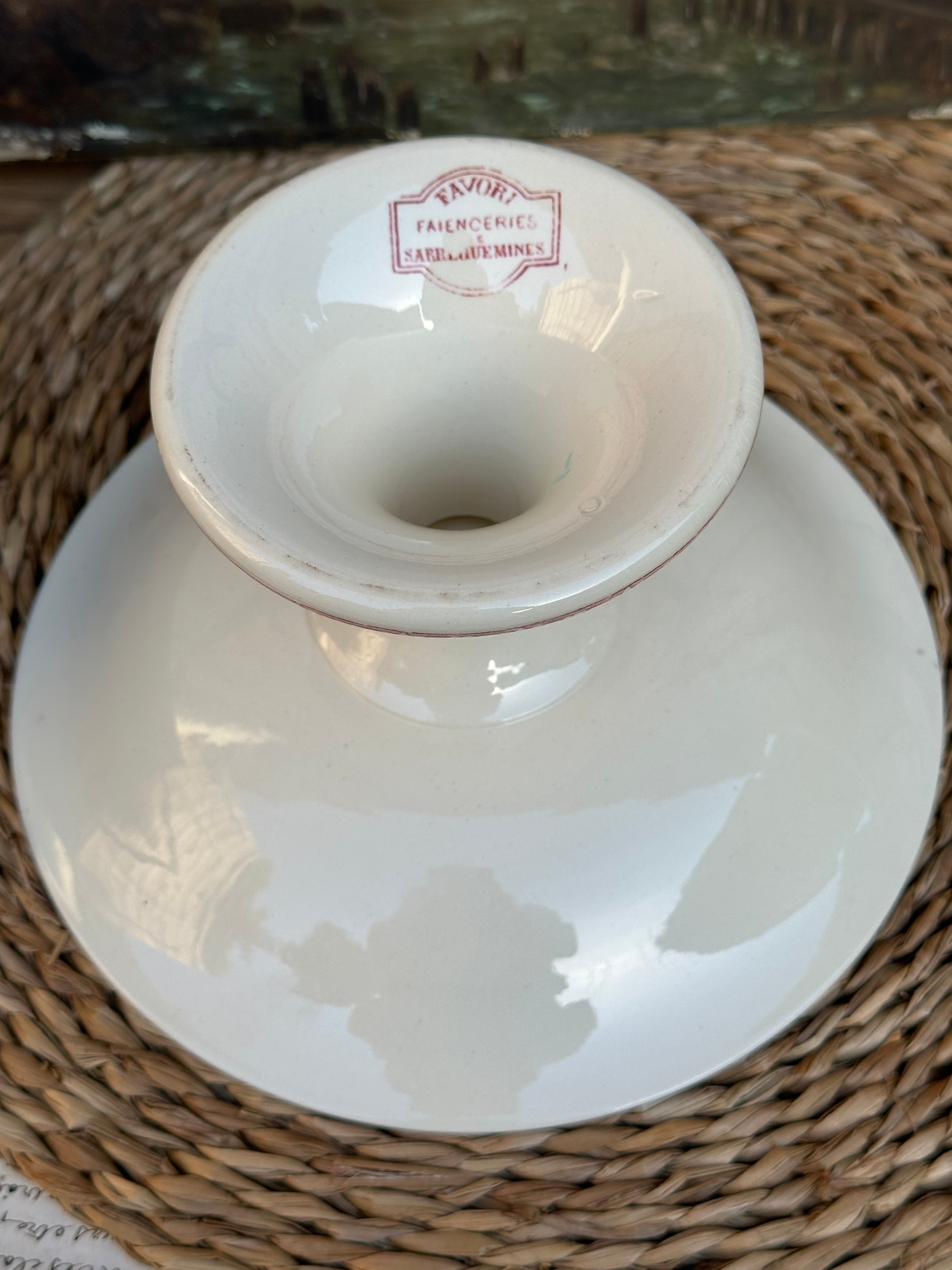 Sarreguemines Favori Compote Bowl