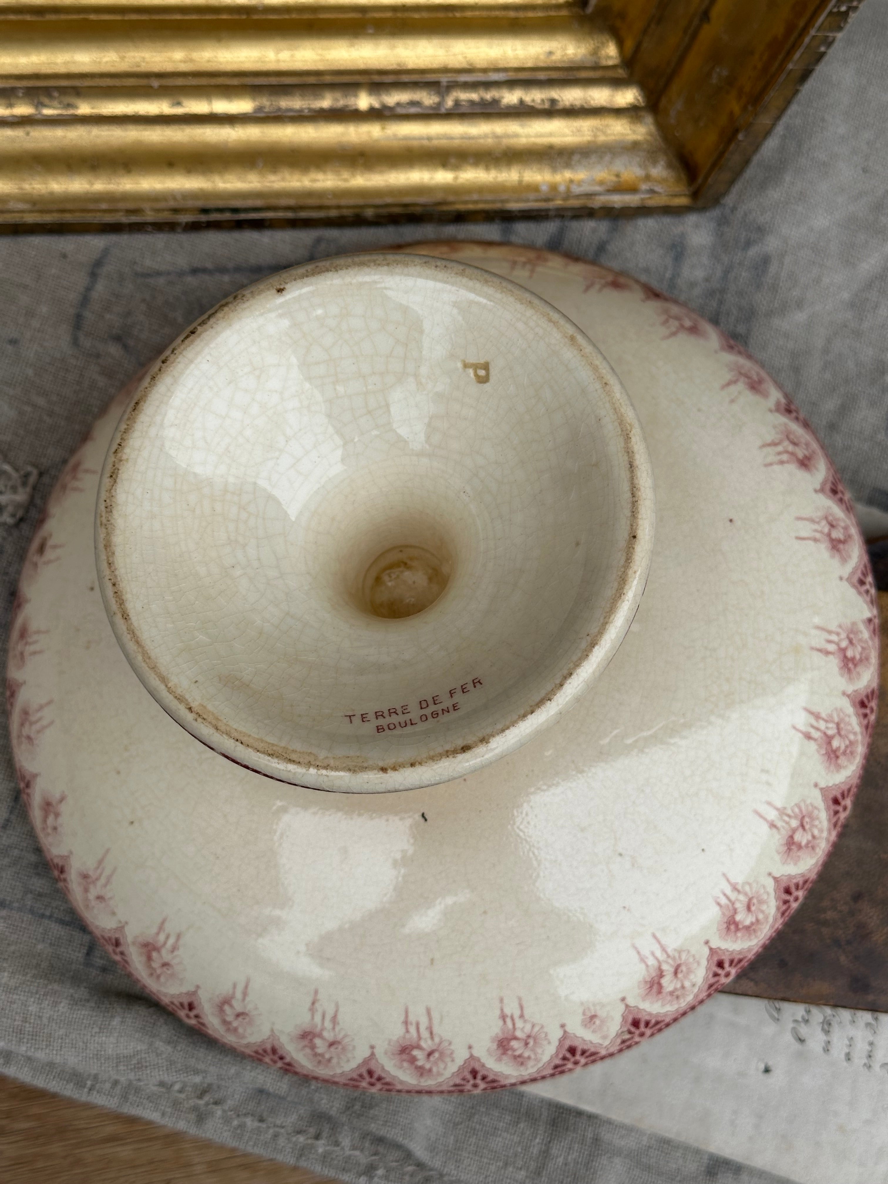 Ironstone compote bowl, Boulogne model