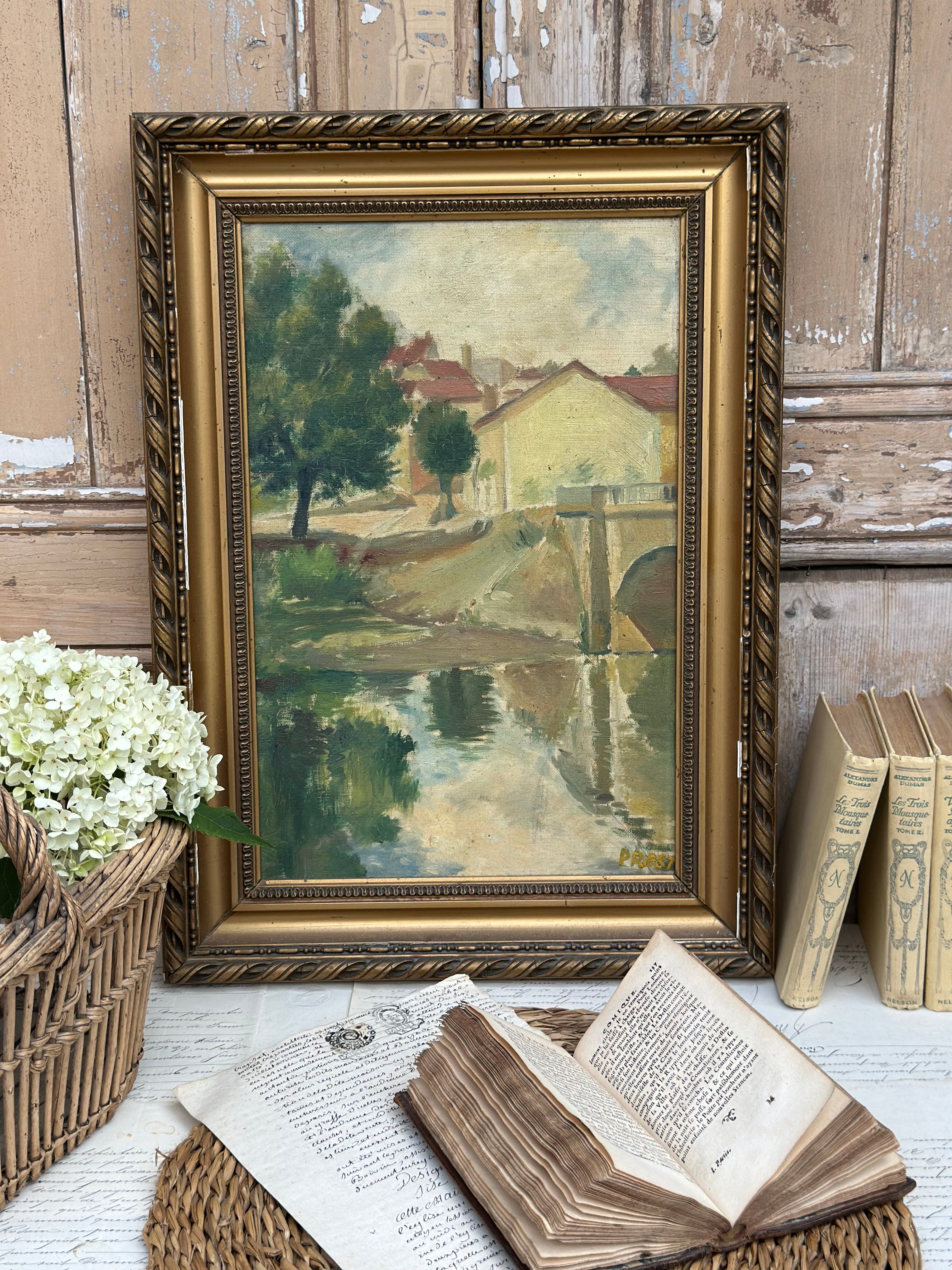 Sublime l'huile sur panneau entoilé, encadré, signé