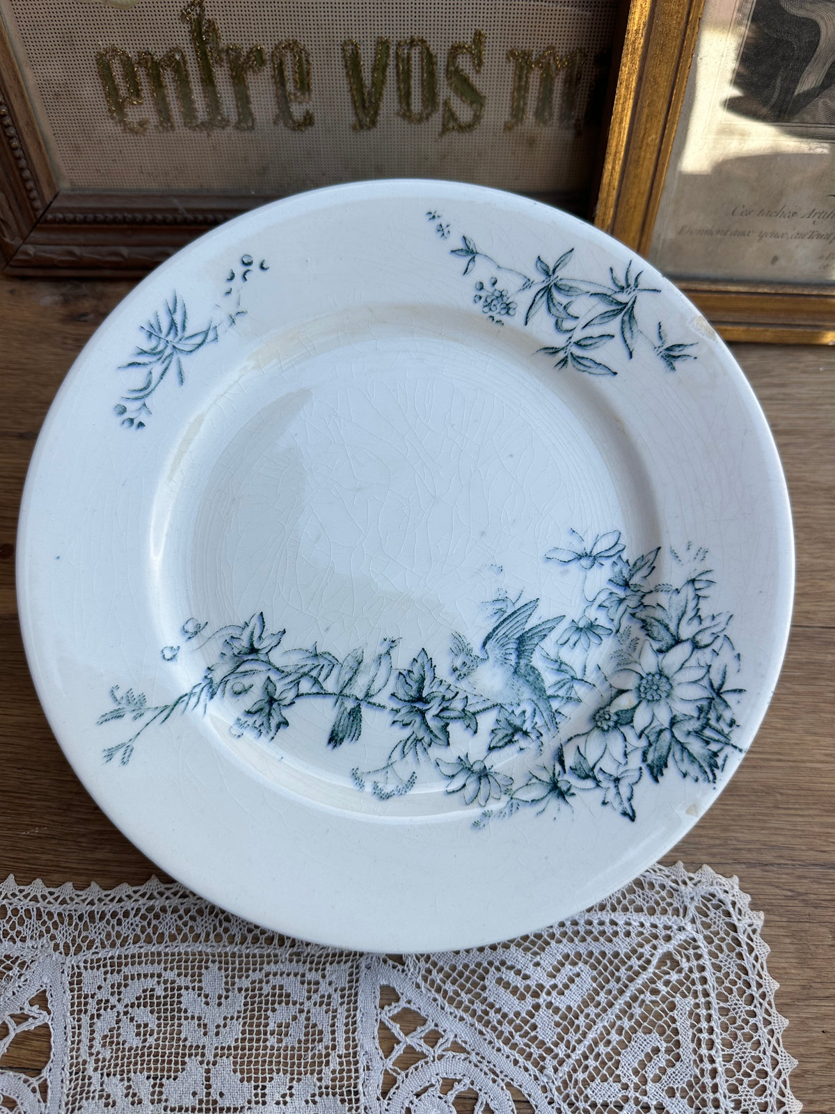 Plat piédouche Longwy modèle Mignon