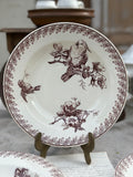 II. Assiette creuse Sarreguemines modèle Buffon