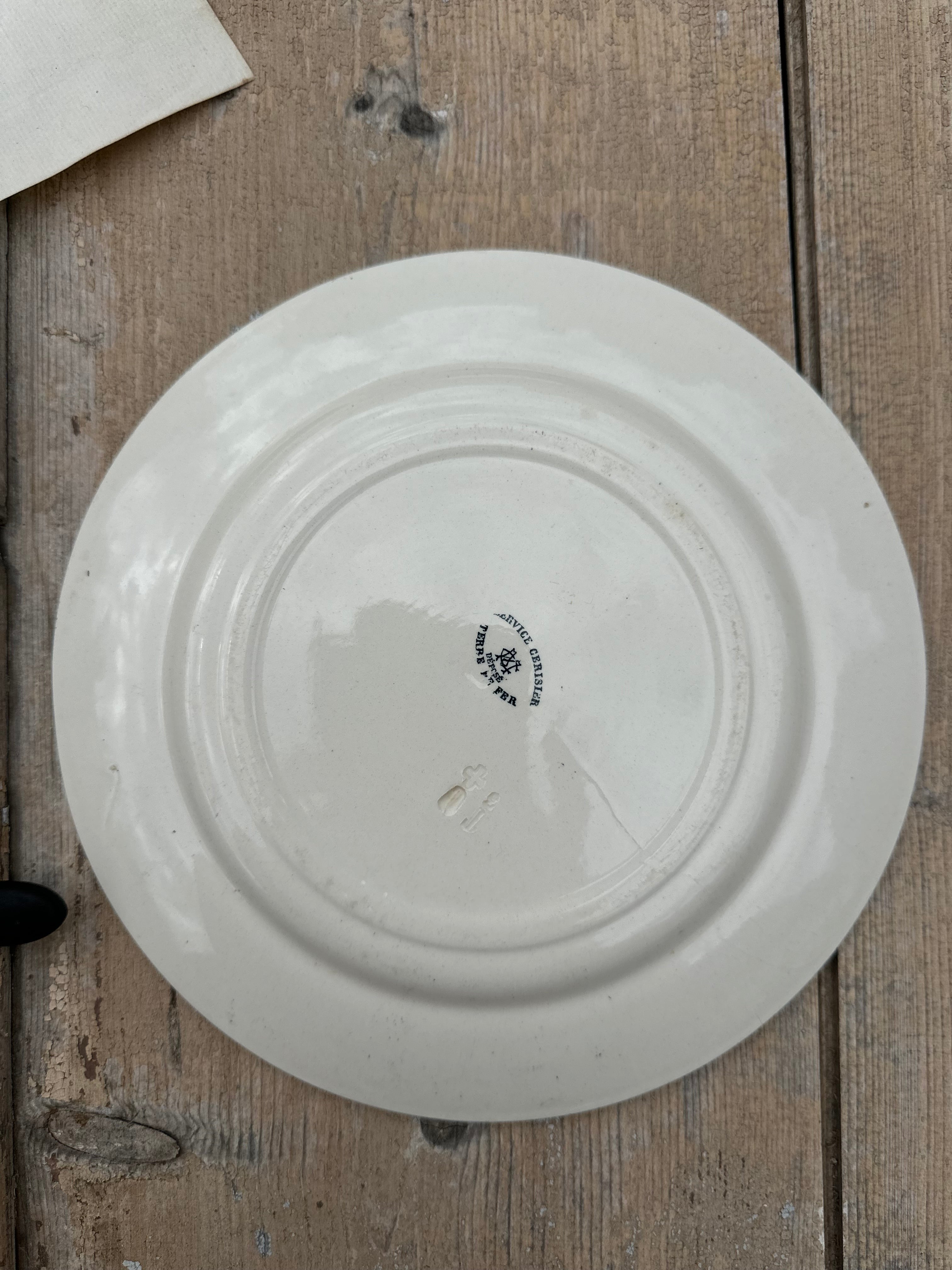 II. Set of 6 mismatched dinner plates