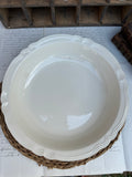 Plat creux Sarreguemines ivoire
