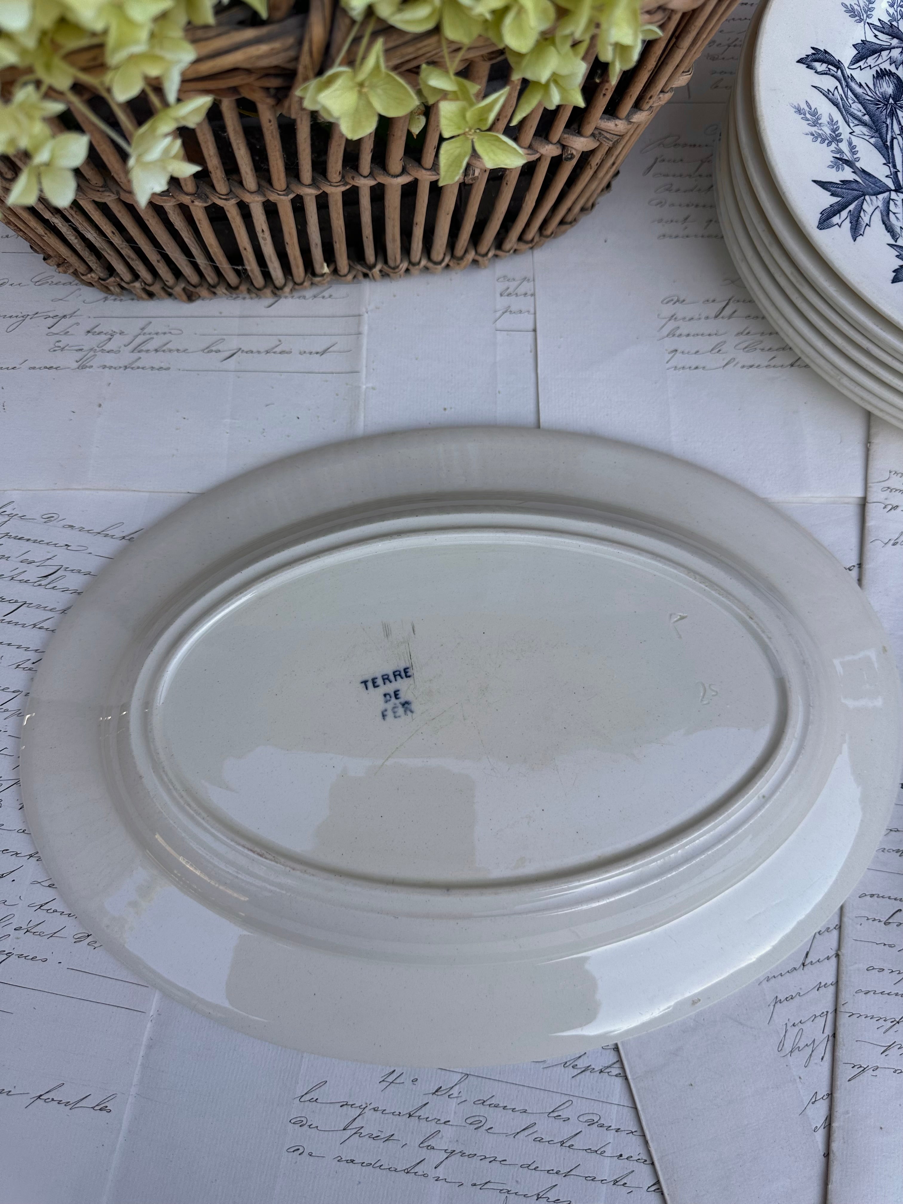 BFK Flora oval dish